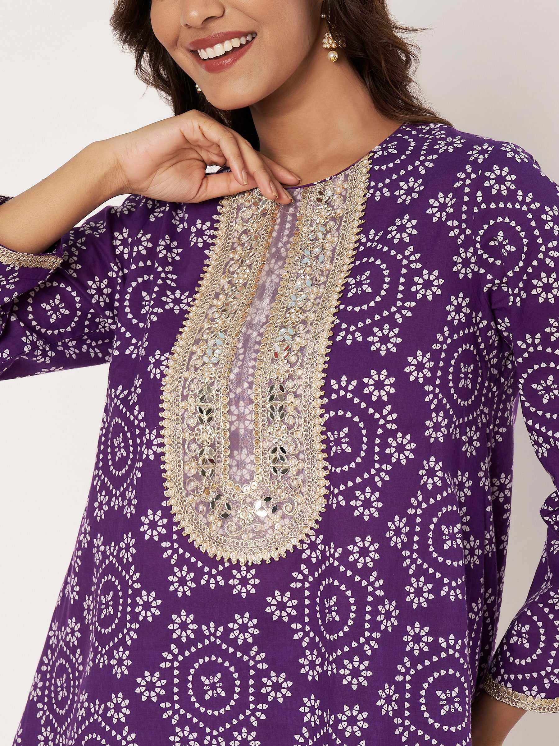 Royal Bloom Purple Festive Set