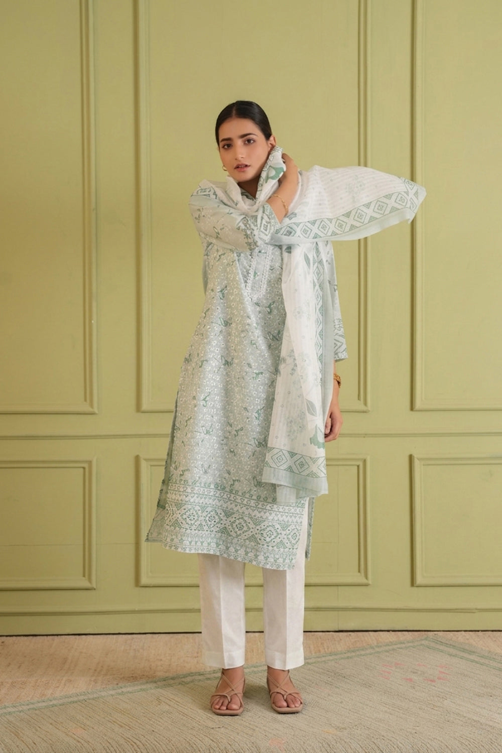 Moonlit Ivory Kurta Set
