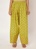 Lime Floral Set