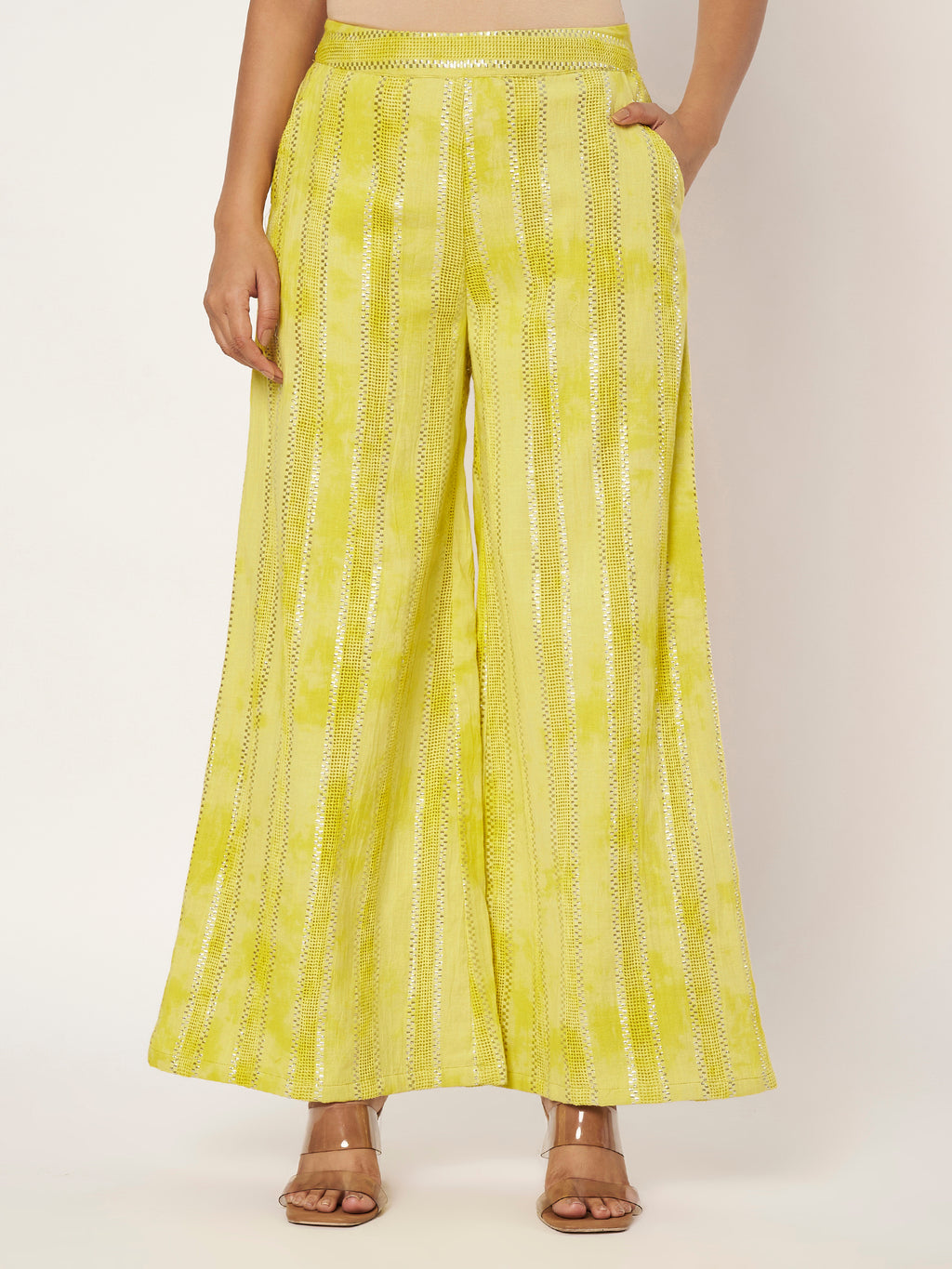 Lime Stripe Set