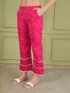Rani Pink Cotton Suit Set