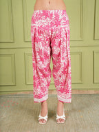 Fuchsia Bloom Cotton Suit Set