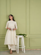 Ivory Whisper Cotton Co-ord Set