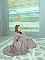 Mauve Sequin Kurta Set
