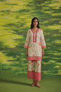 Rosé Garden Cotton Kurta Set