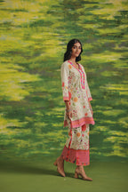 Rosé Garden Cotton Kurta Set