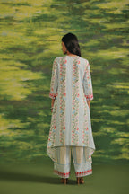 Iris Stripe Cotton Kurta Set