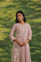 Blush Petal Cotton Kurta Set