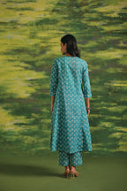 Aqua Noor Cotton Kurta Set