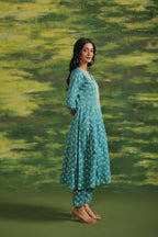 Aqua Noor Cotton Kurta Set