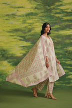Petal Whisper Cotton Suit Set