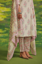 Petal Whisper Cotton Suit Set