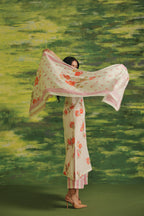 Coral Fern Cotton Suit Set