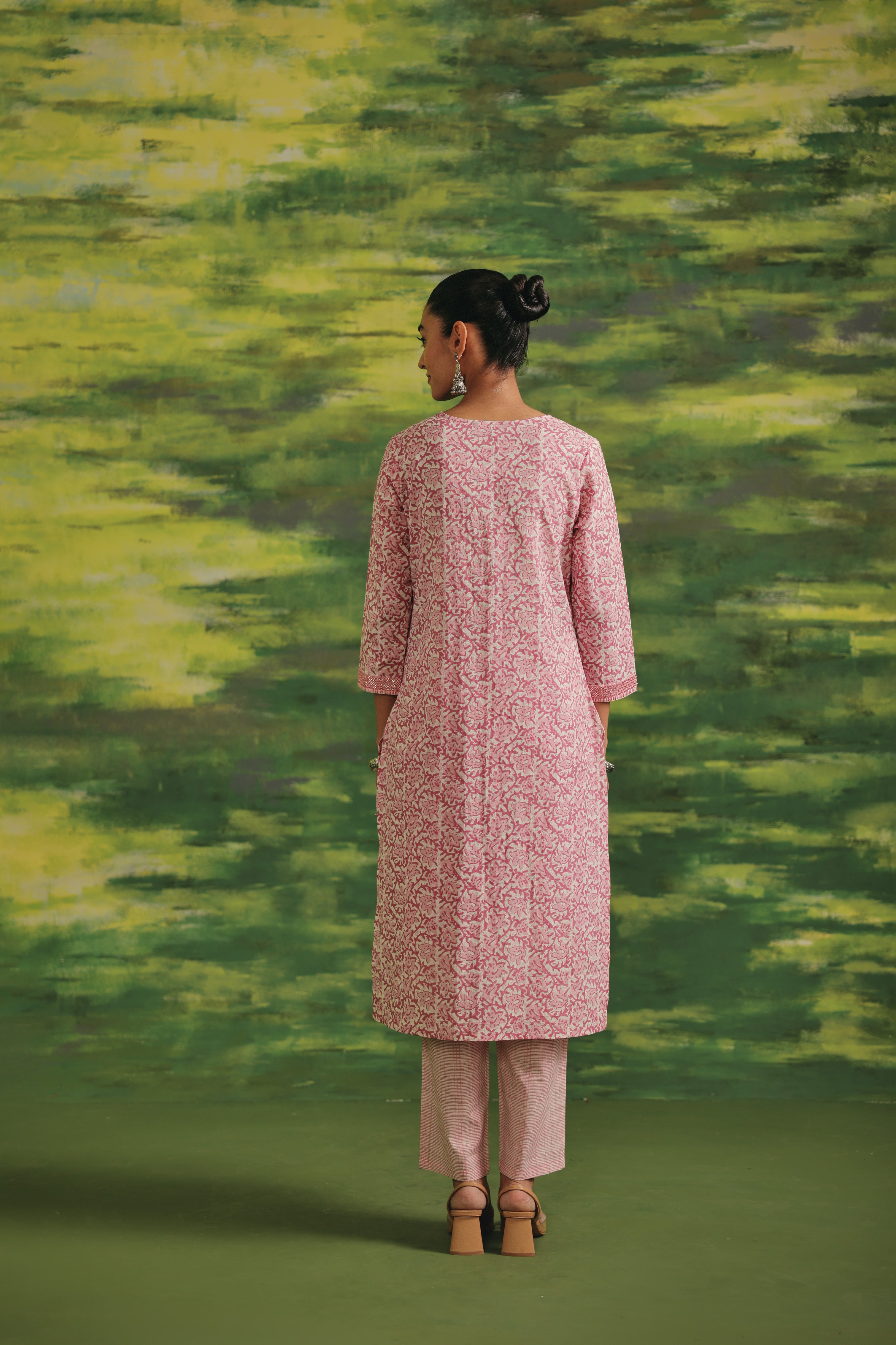 Rose Mist Cotton Suit Set