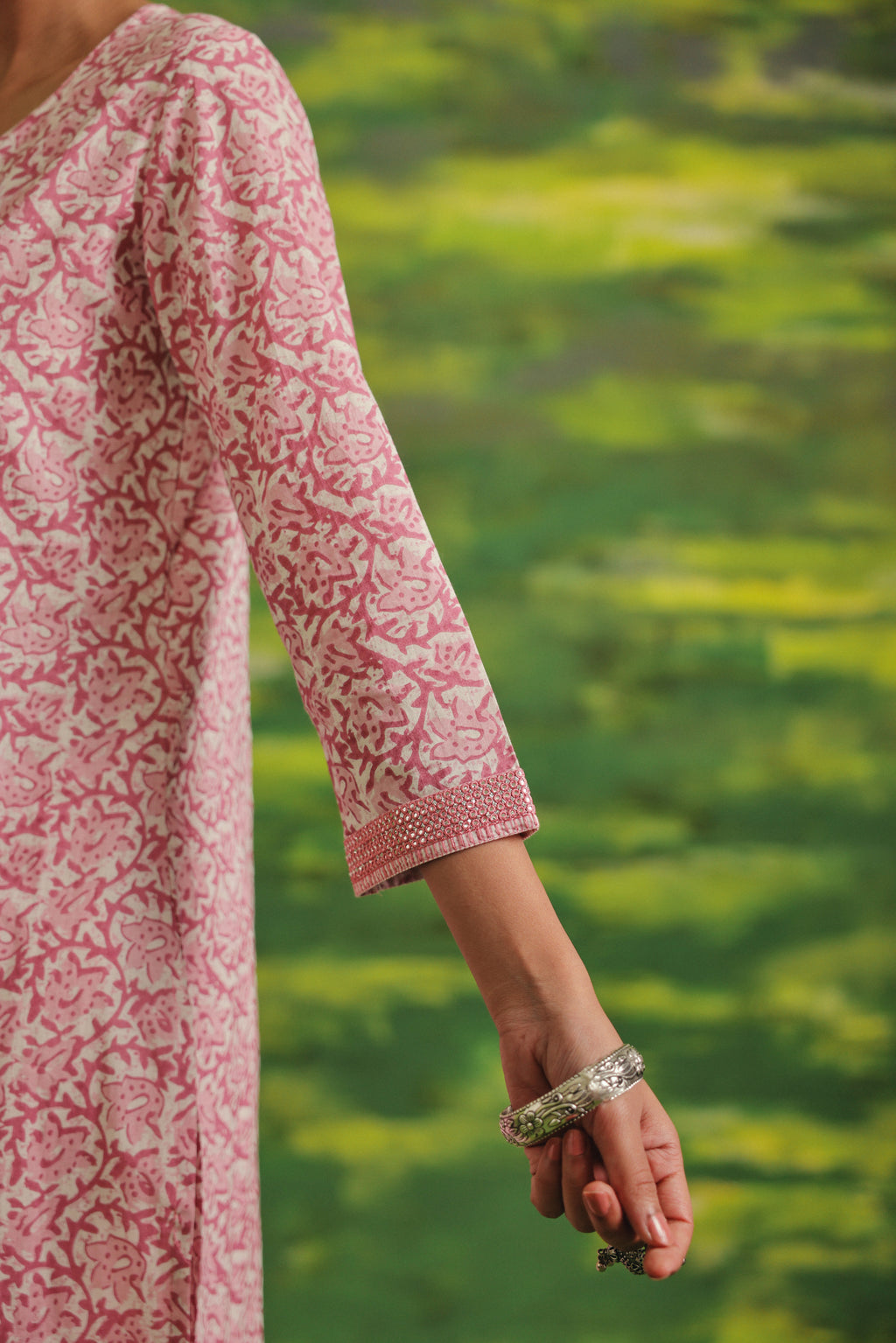 Rose Mist Cotton Suit Set