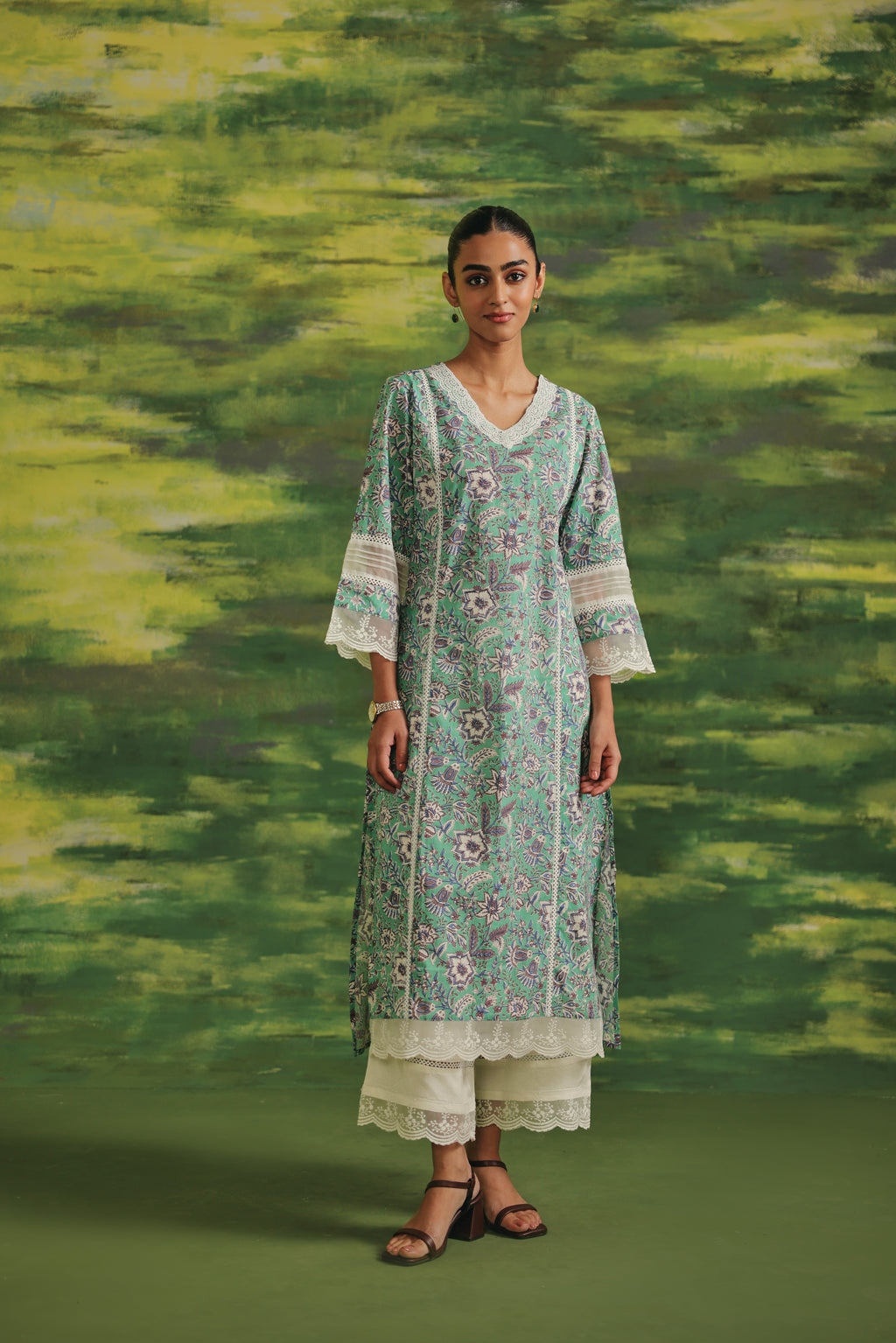 Jharokha Cotton Suit Set