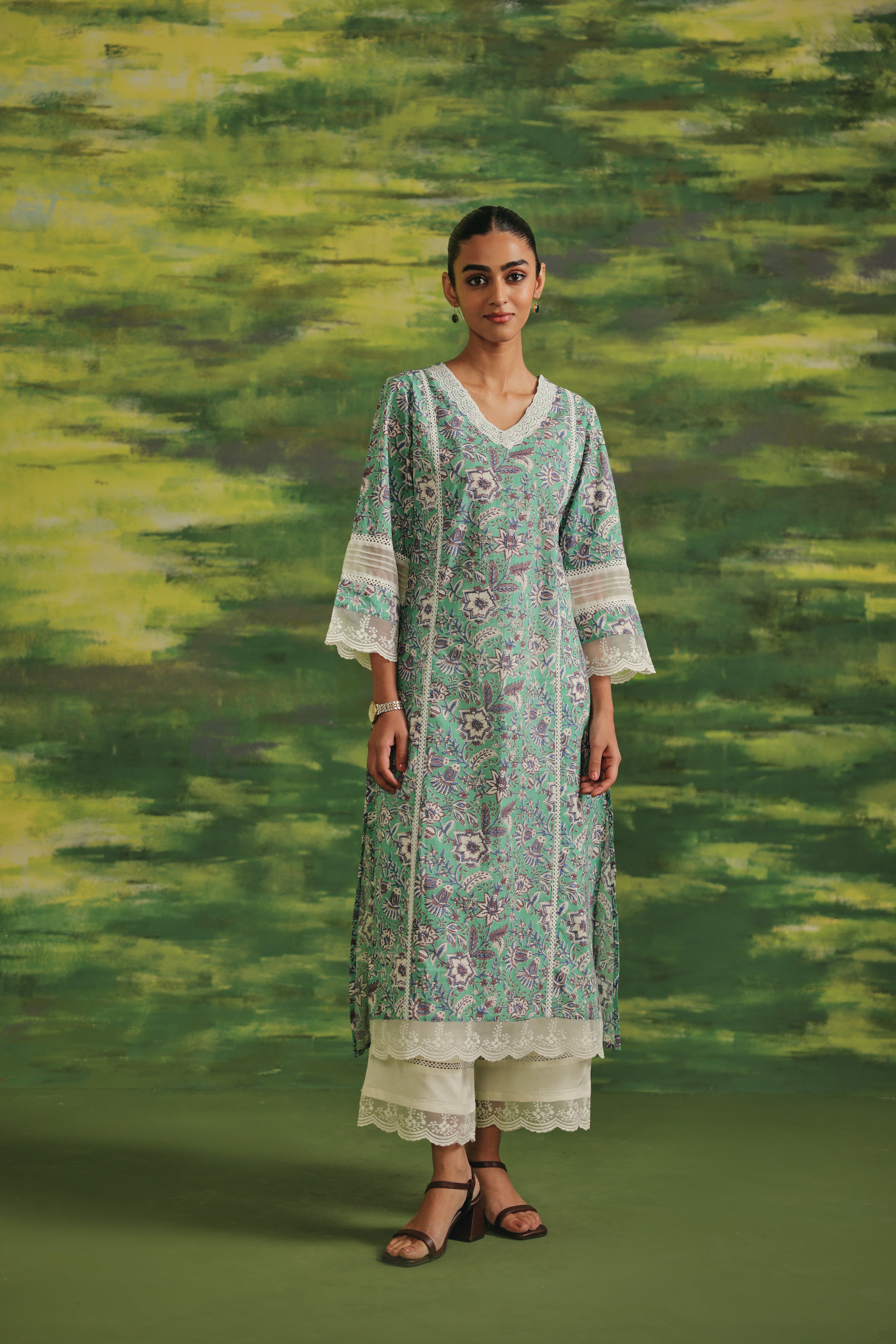 Jharokha Cotton Suit Set