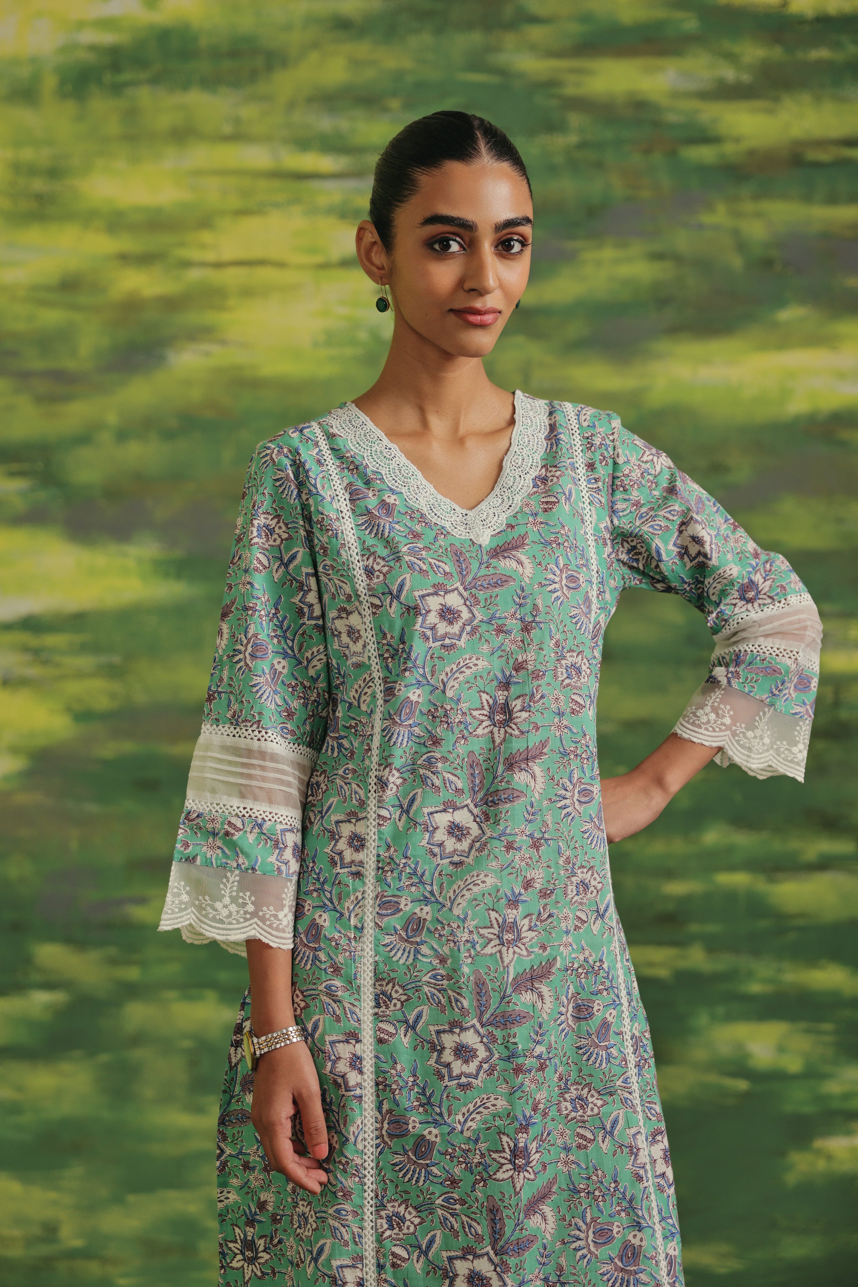 Jharokha Cotton Suit Set