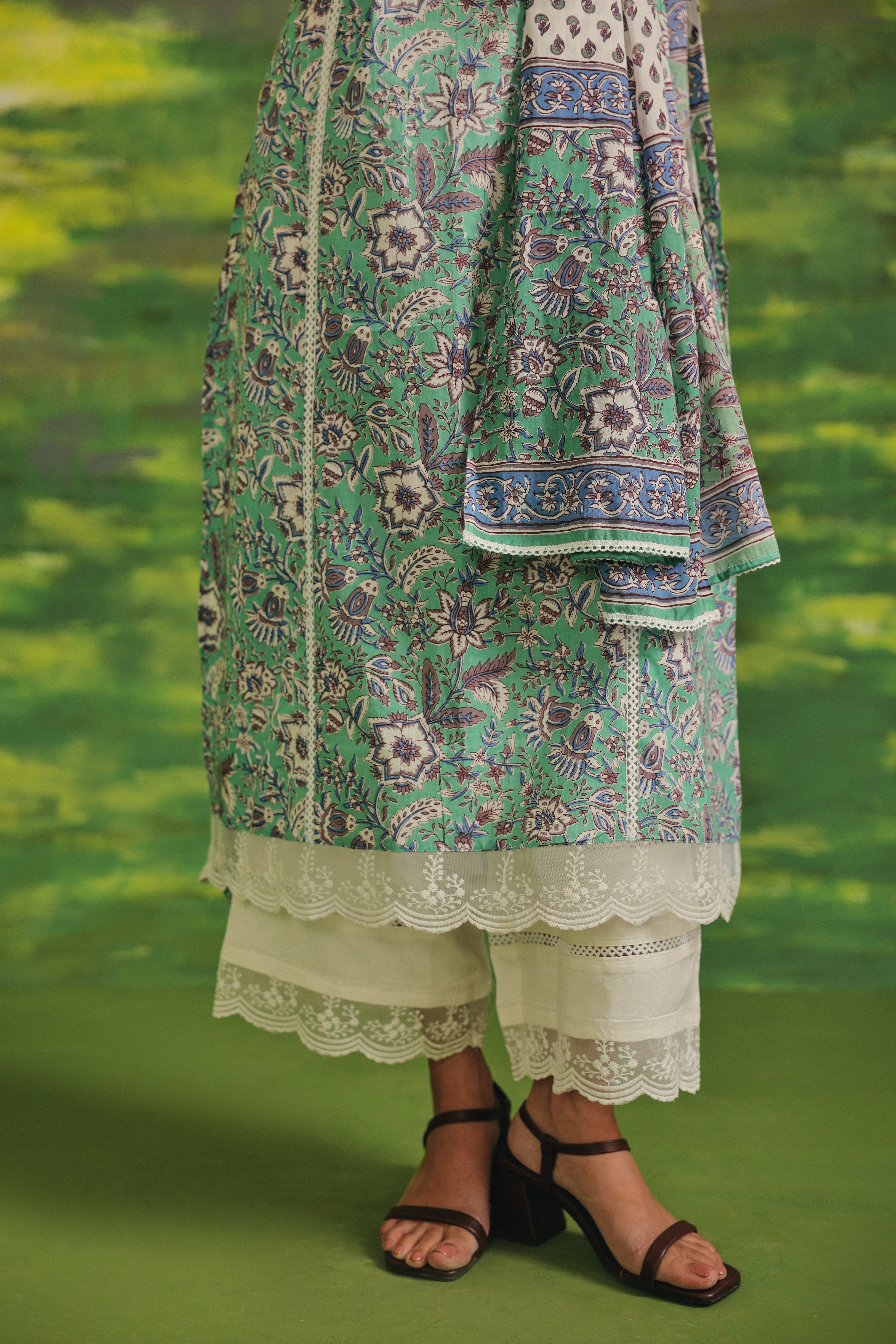 Jharokha Cotton Suit Set