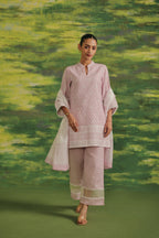 Blush Aura Cotton  Suit Set