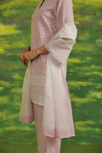 Blush Aura Cotton  Suit Set