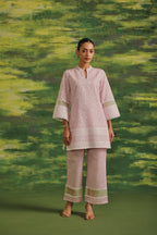 Blush Aura Cotton  Suit Set