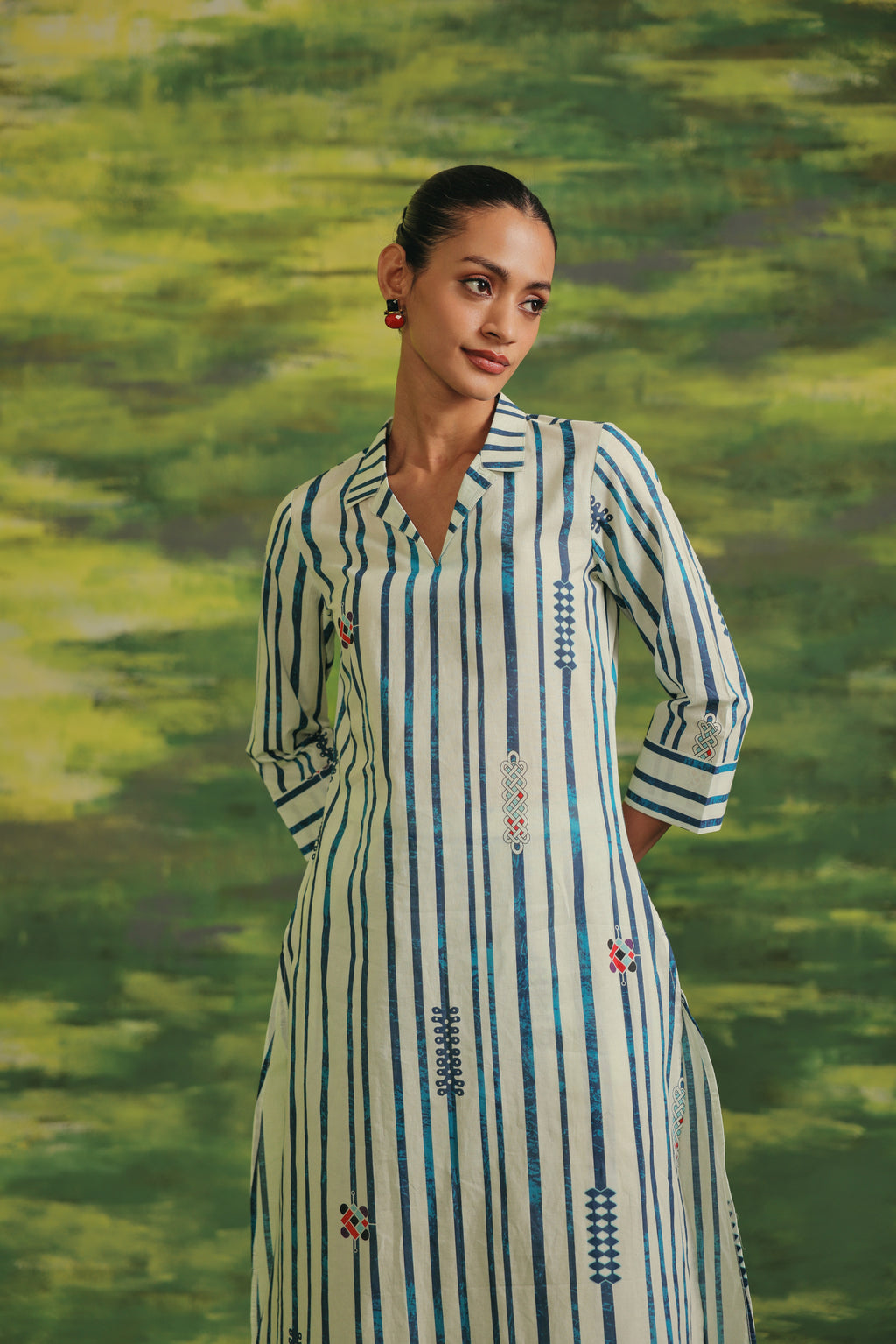 Urban Stripe Cotton Co-ord Set