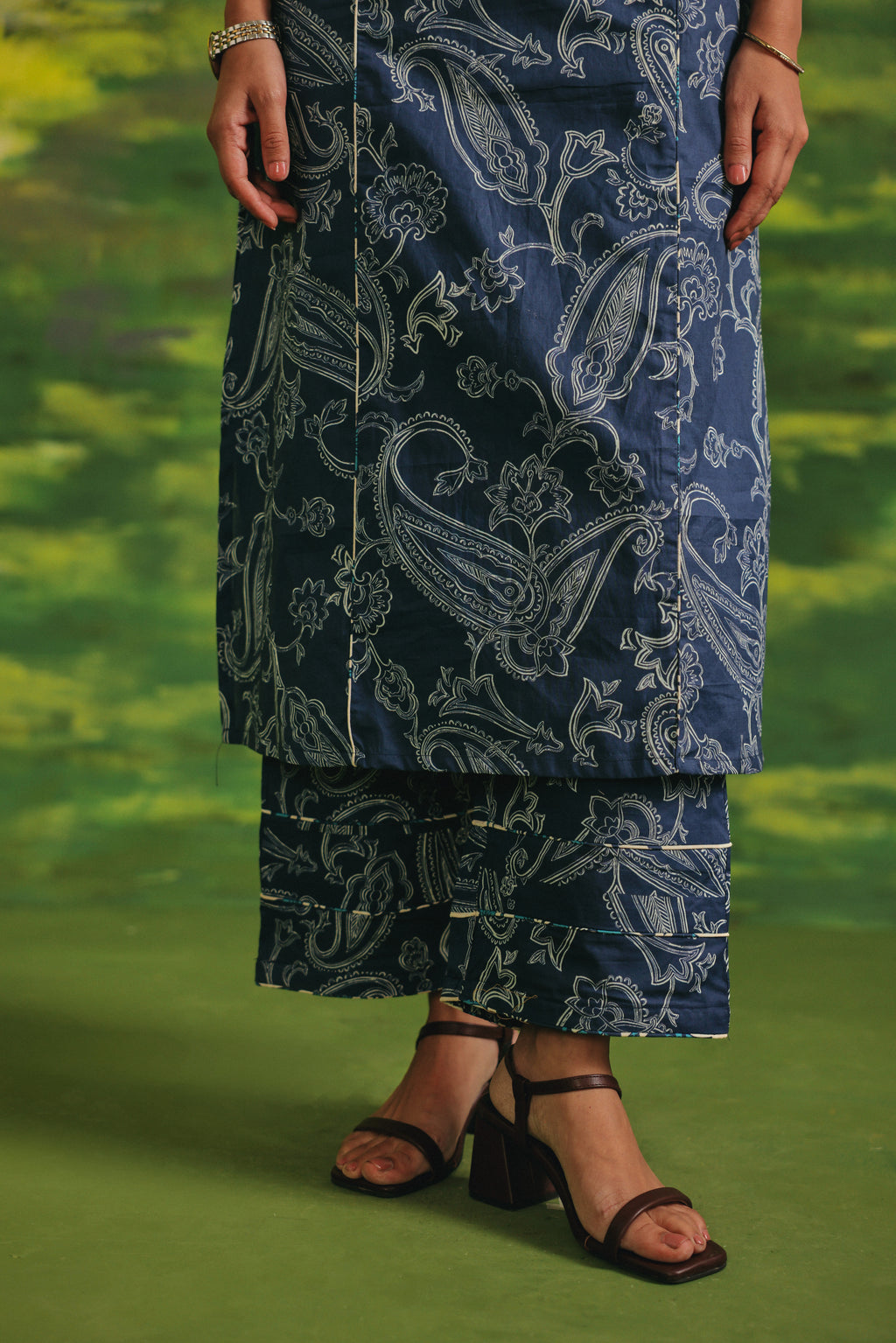 Celeste Paisley Cotton Set