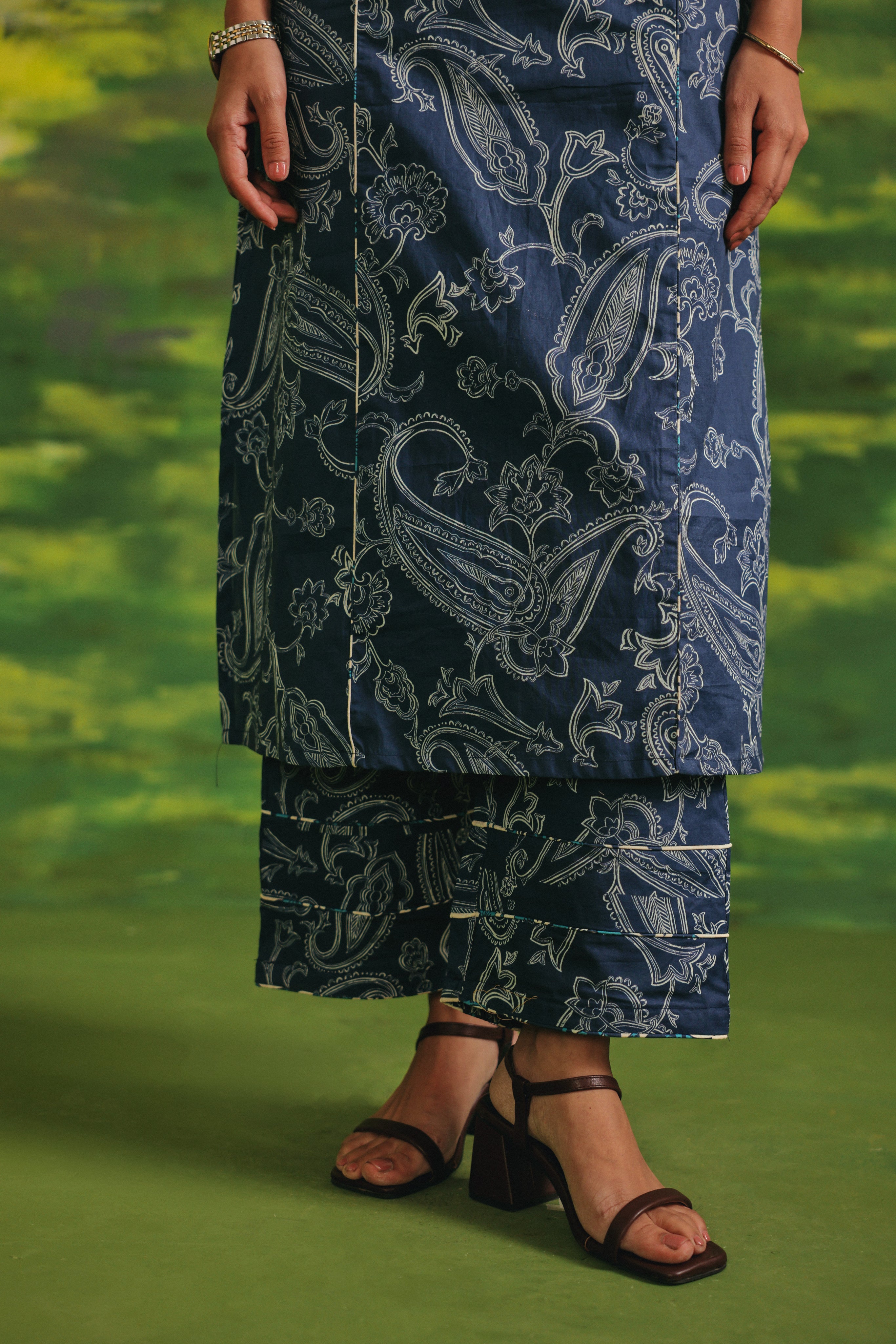 Celeste Paisley Cotton Set