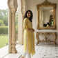 Sunshine Yellow Printed Straight Kurta Set with Dupatta