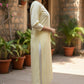 Yellow Cotton Straight Fit  Kurta