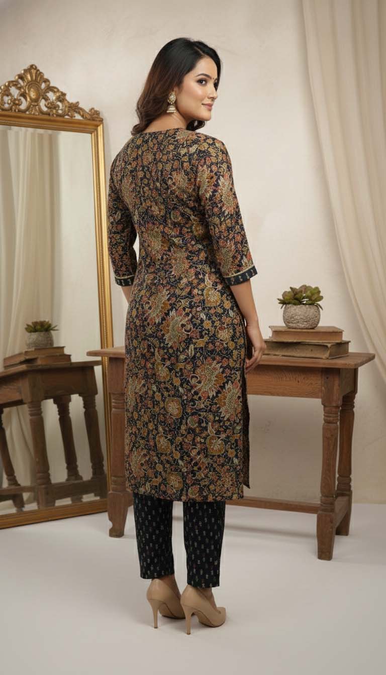 Elegant Printed Kurta Set – Timeless Style & Everyday Comfort