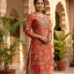 Coral Embroidered Straight fit  Kurta