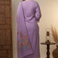 Graceful & Stylish Purple Floral Printed Suit Set