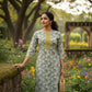 Elegant Grey Floral Kurta Set