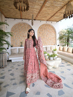 Rose Garden Cotton Kurta Set
