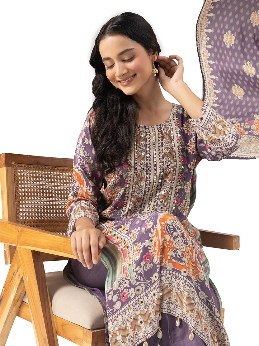 Indigo Garden Viscose Blend Set