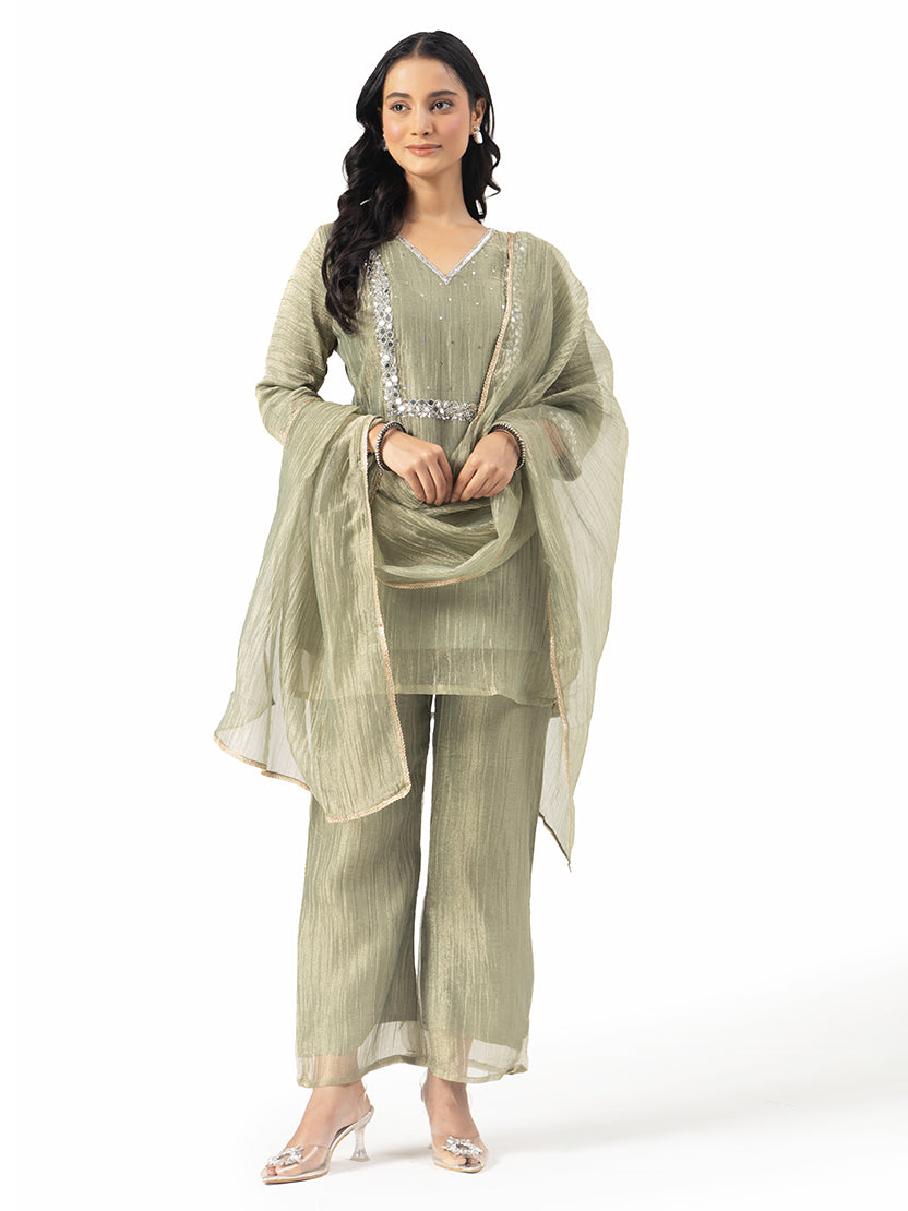 Sage Mirror Tissue Set