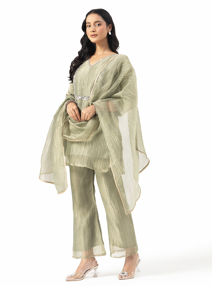 Sage Mirror Tissue Set