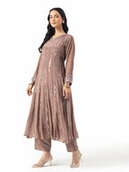 Mauve Sequin Kurta Set