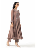 Mauve Sequin Kurta Set