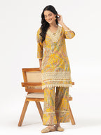 Mustard Paisley Cotton Co-ord