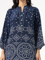Indigo Indo-Western Co-ord Set