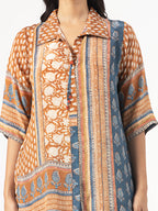 Indigo Viscose Blend Co-ord Set