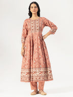 Rose Garden Cotton Kurta Set