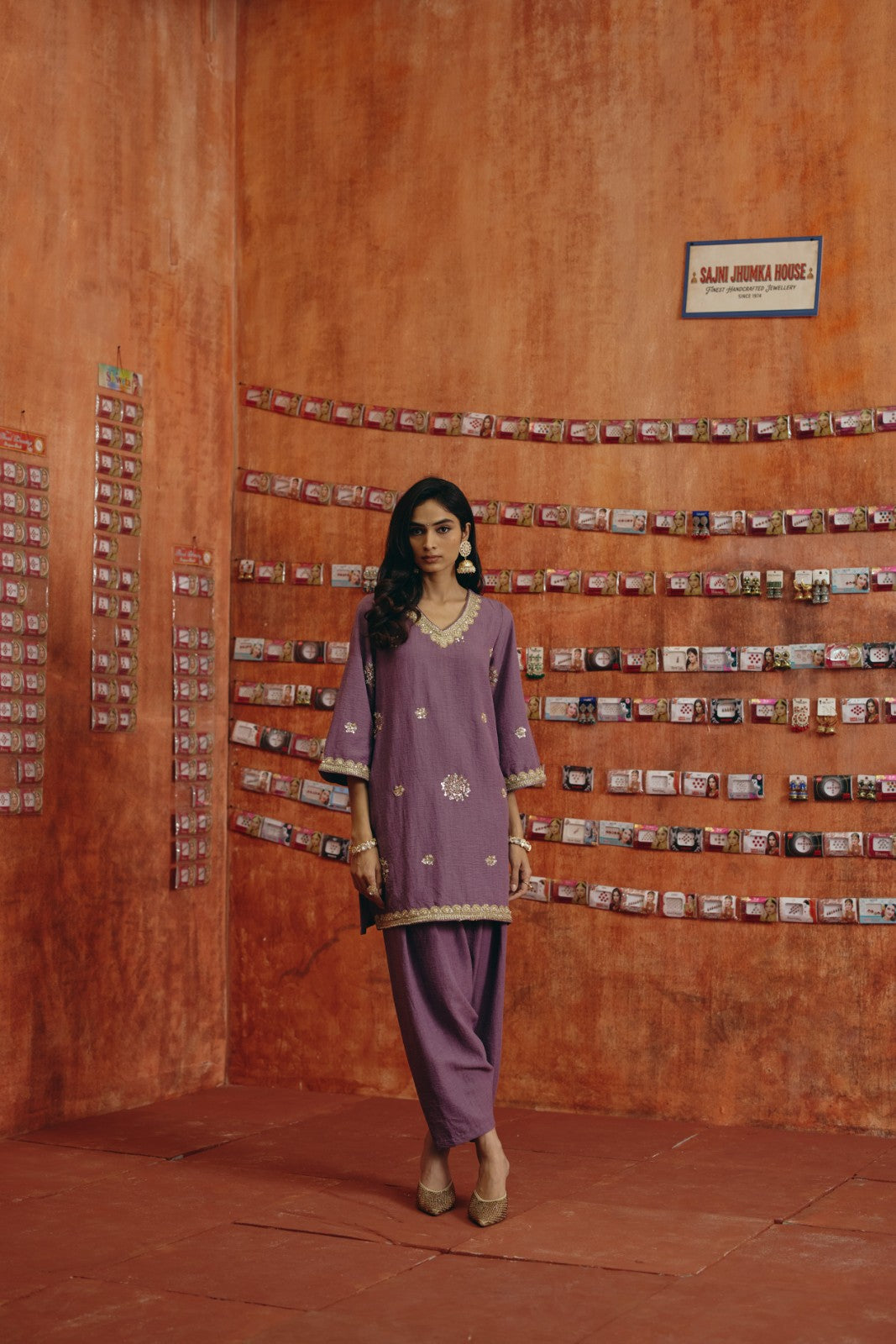 Mauve Pataka Set