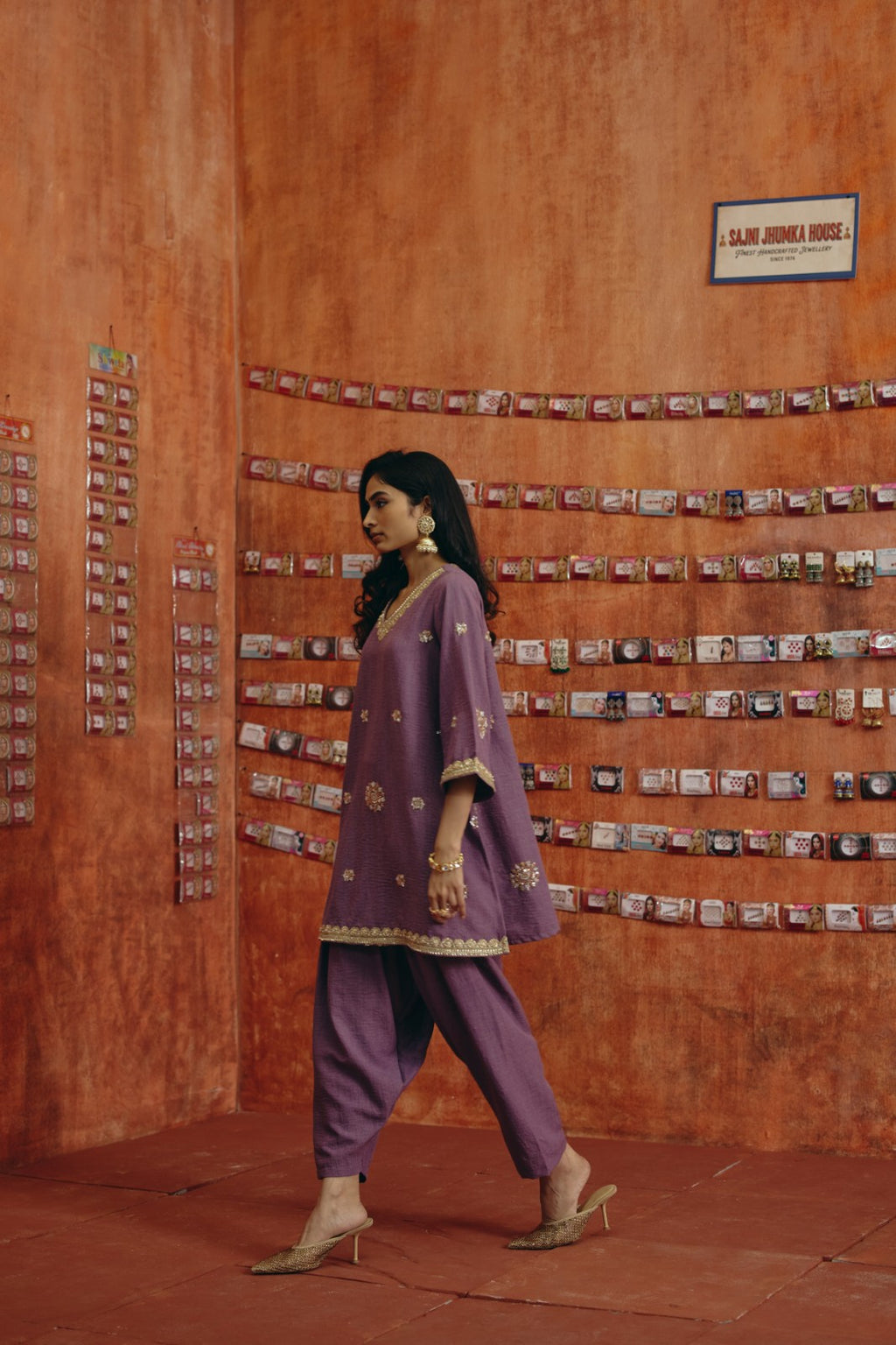 Mauve Pataka Set