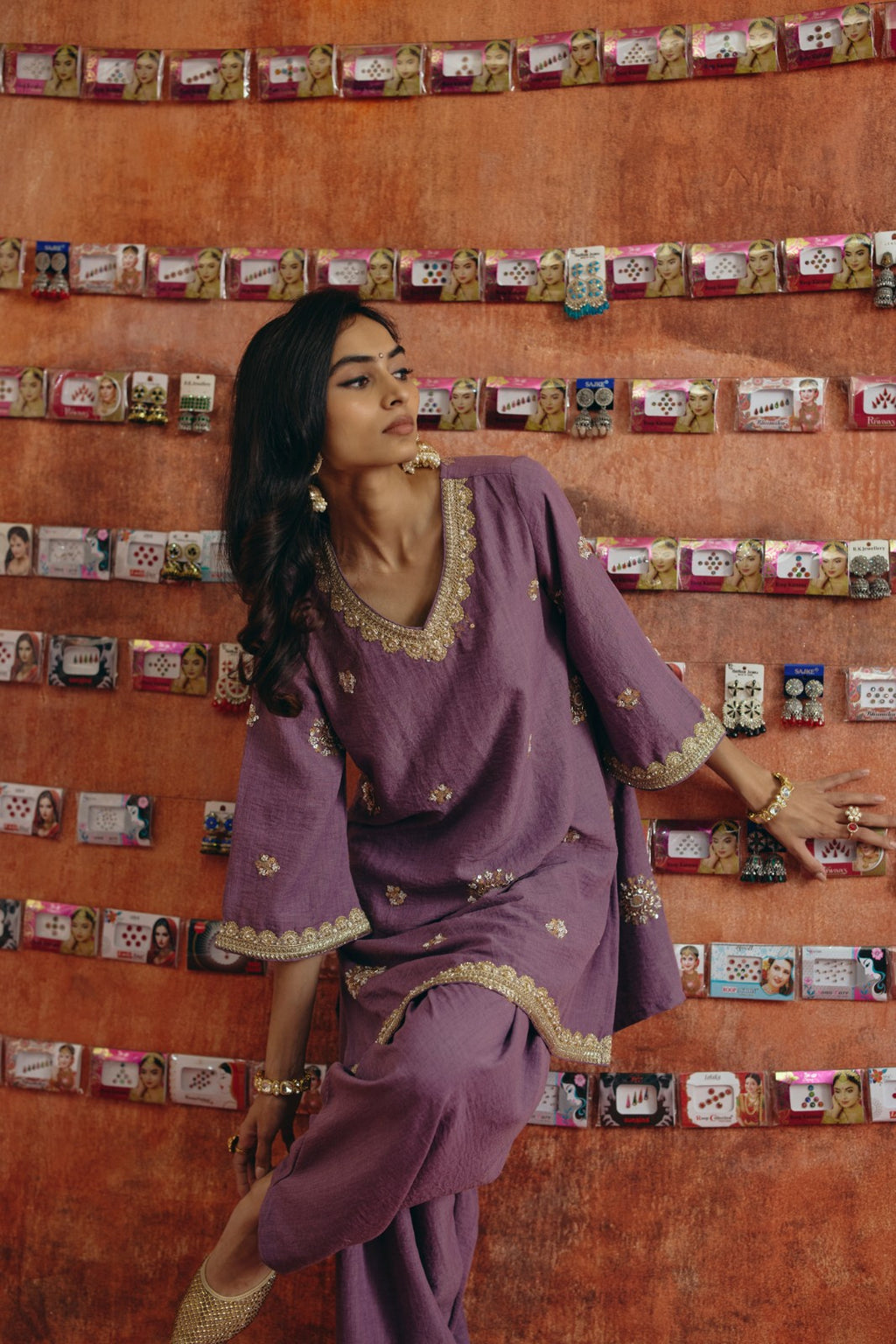 Mauve Pataka Set
