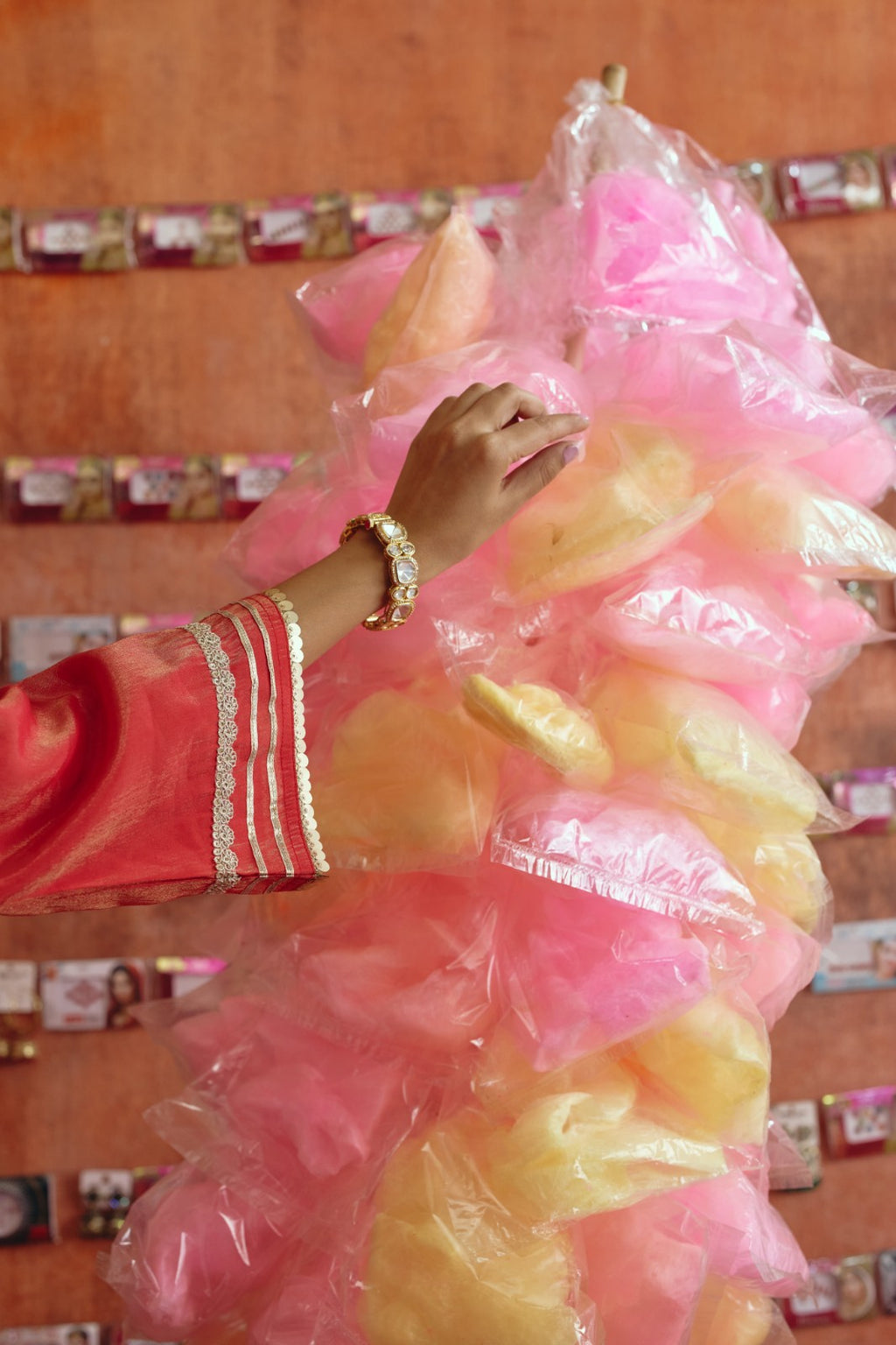 Coral Pink  Kurta Set