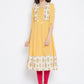 Be Indi Women Yellow Printed Kurta